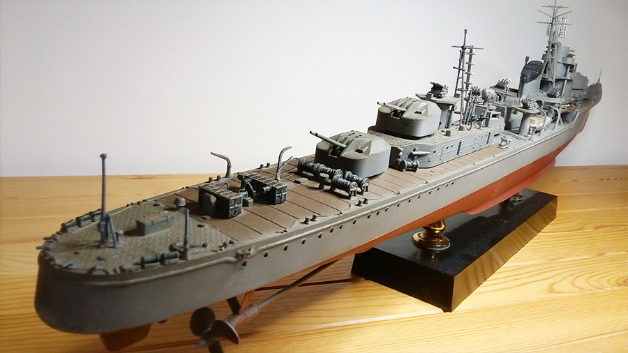 ニチモ 1/200 旧日本海軍 防空駆逐艦 初月 モーターライズ エラー商品 