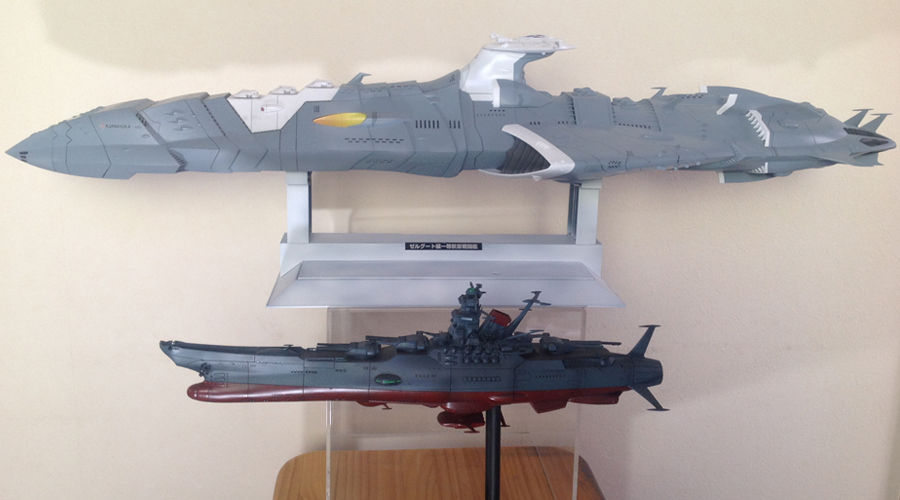 1/1000 ゼルグート級一等航宙戦闘艦ドメラーズIII世 宇宙戦艦ヤマト-