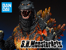 バンダイ：S.H.MonsterArts「ゴジラ (1995) 70周年特別記念Ver.」