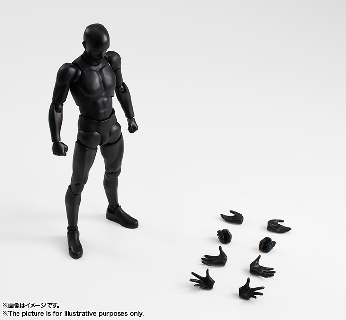 S.H.Figuarts ボディくん（Solid black Color Ver.）
