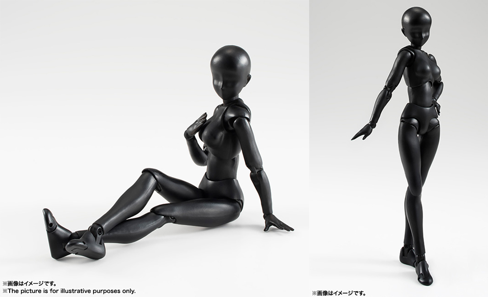 S.H.Figuarts ボディちゃん（Solid black Color Ver.）