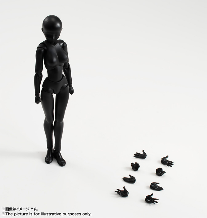 S.H.Figuarts ボディちゃん（Solid black Color Ver.）